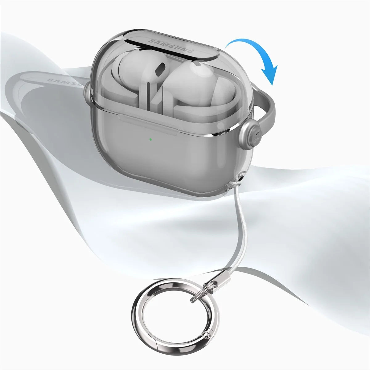 funda Para Samsung Galaxy Buds cubierta a prueba de golpes con llavero