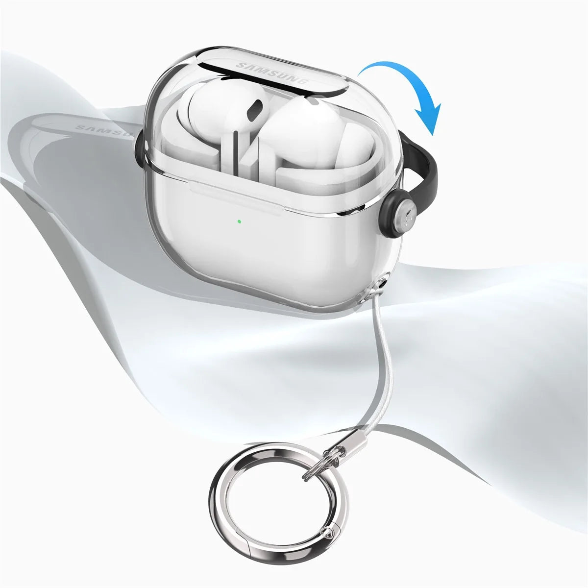 funda Para Samsung Galaxy Buds cubierta a prueba de golpes con llavero