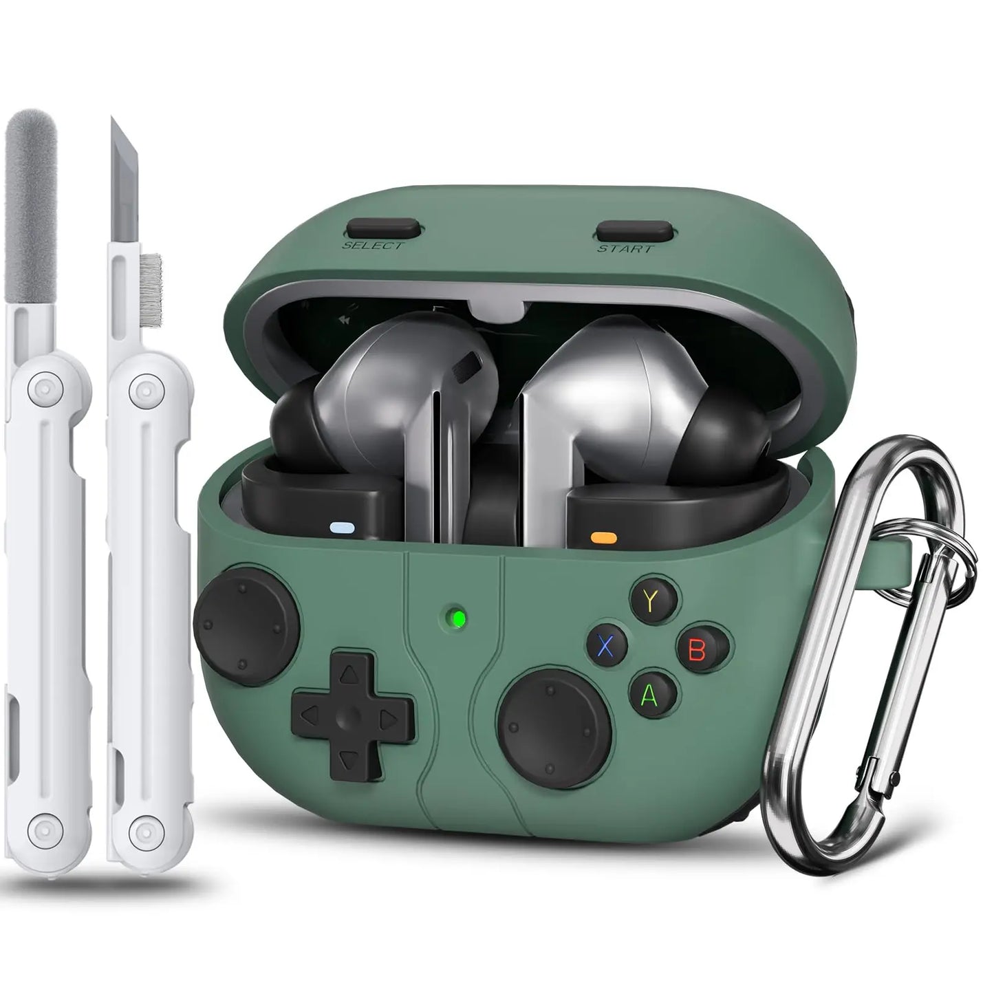 funda Para Samsung Galaxy Buds cubierta a prueba de golpes con llavero