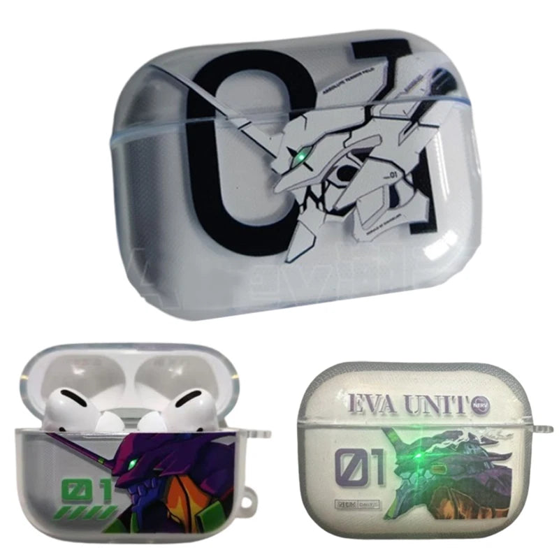 EVANGELION Eva-01 Funda para AirPods 1, 2, 3, Pro 2 Funda Anime