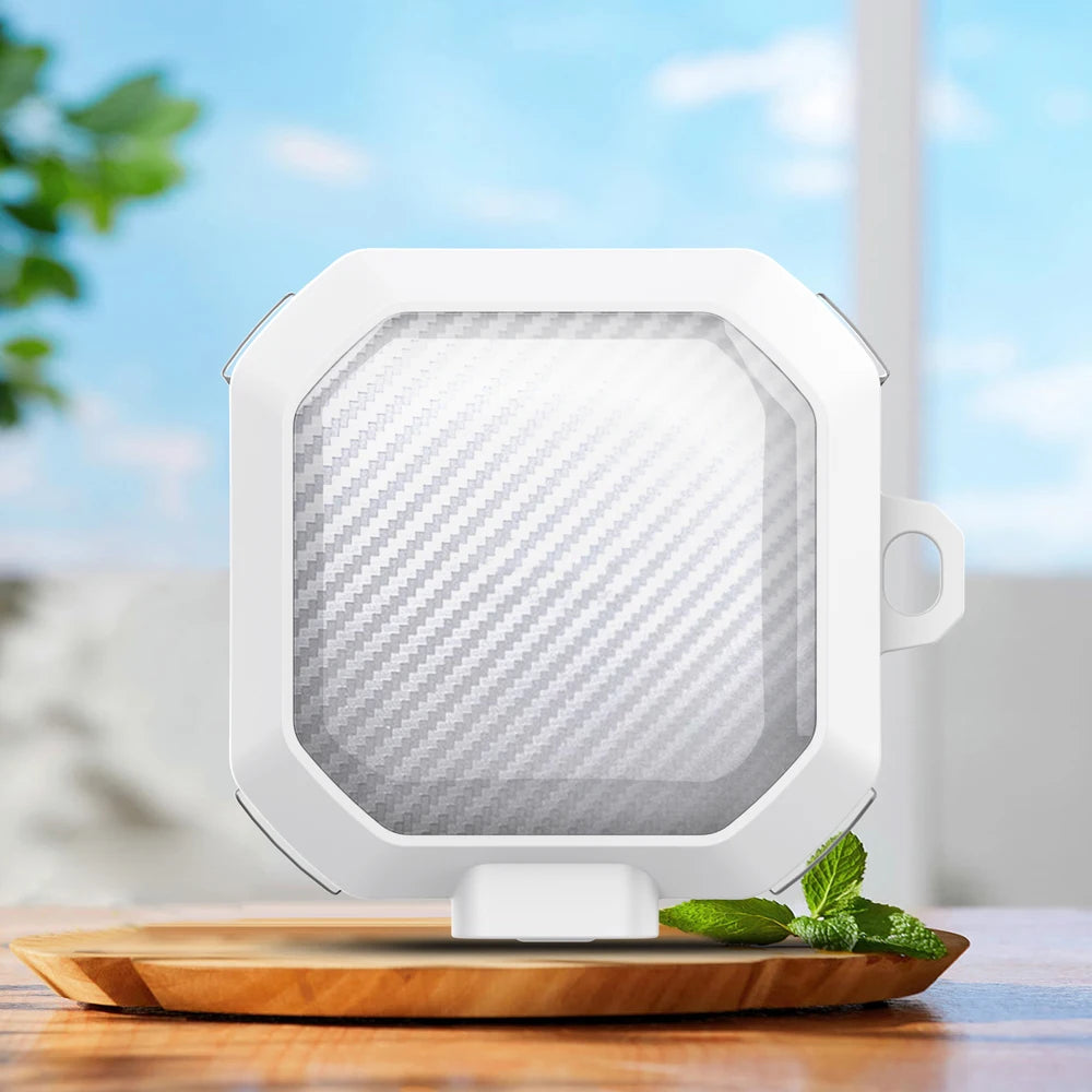 Funda transparente con cerradura de seguridad para Samsung Galaxy (protección a prueba de golpes)