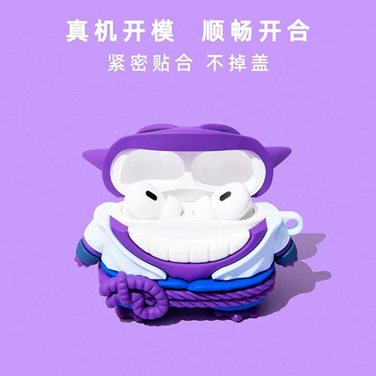 funda de silicona para auriculares con diseño de Gengar Para Airpods