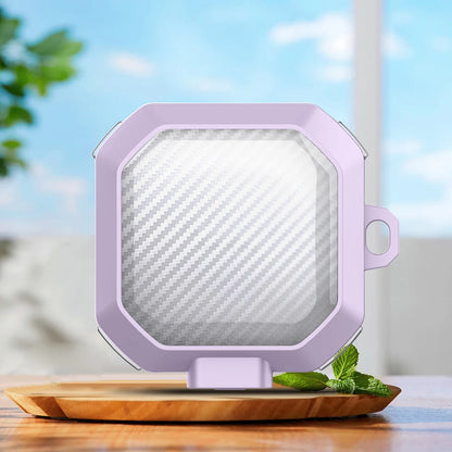 Funda transparente con cerradura de seguridad para Samsung Galaxy (protección a prueba de golpes)