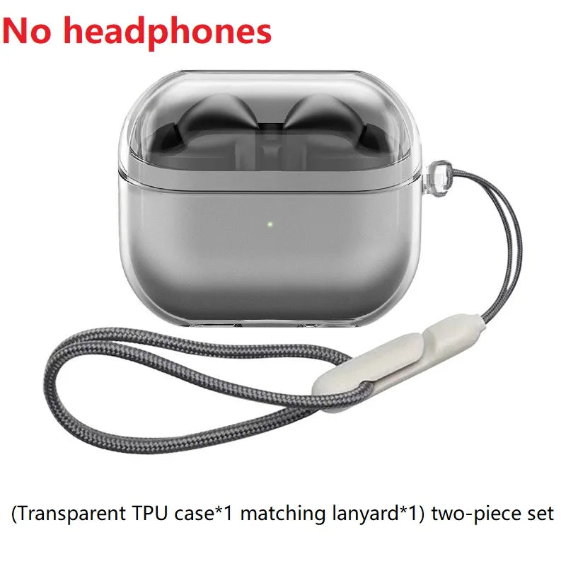 Funda transparente de silicona suave para auriculares Samsung