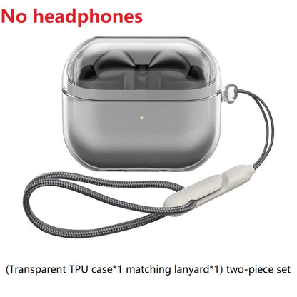 Funda transparente de silicona suave para auriculares Samsung