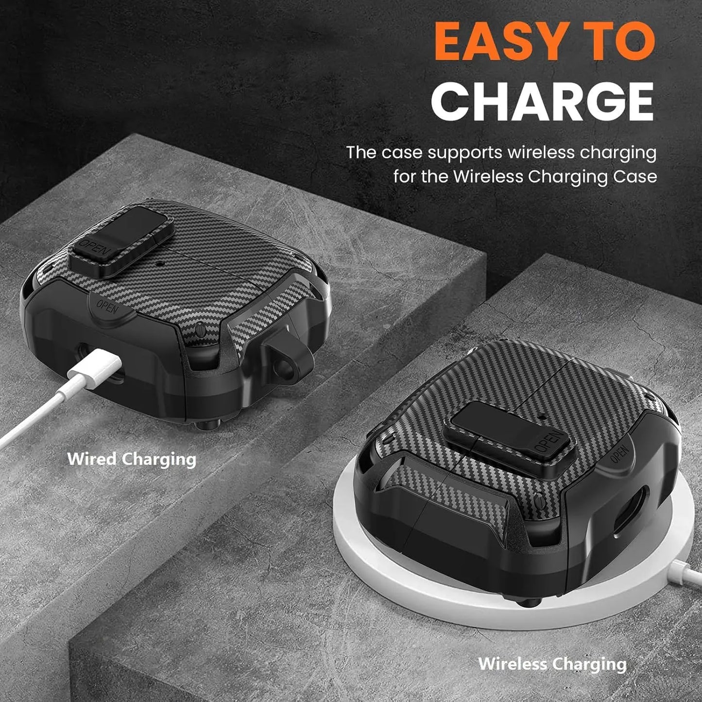 Funda para Samsung Galaxy Buds 3 Pro con cerradura segura