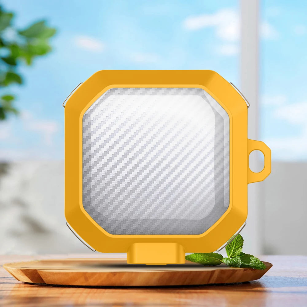 Funda transparente con cerradura de seguridad para Samsung Galaxy (protección a prueba de golpes)