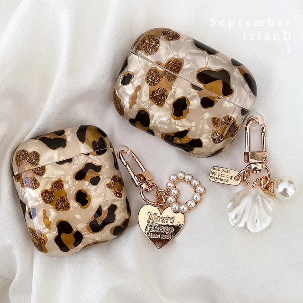 Funda Leopard Girl para AirPods Pro 2 Pro 3 USB C 2025 airpods pro 3 2 1 Funda