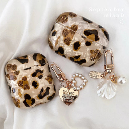 Funda Leopard Girl para AirPods Pro 2 Pro 3 USB C 2025 airpods pro 3 2 1 Funda
