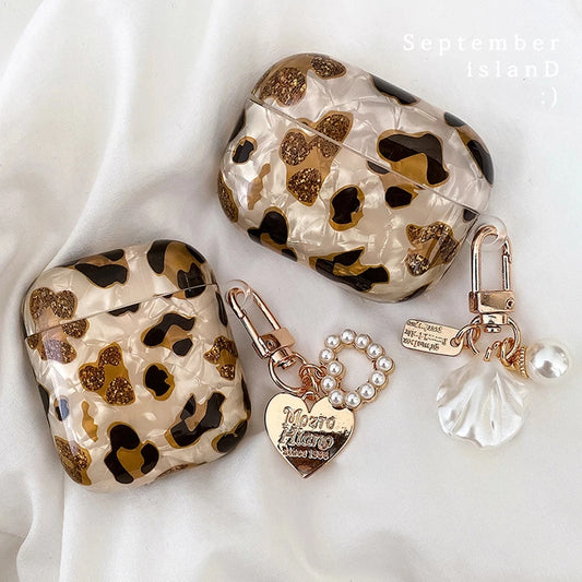 Funda Leopard Girl para AirPods Pro 2 Pro 3 USB C 2025 airpods pro 3 2 1 Funda