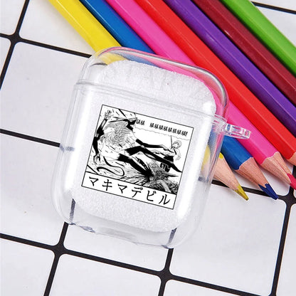 funda suave de TPU Power Denji Makima Aki Pochita funda para auriculares fundas Pro 3 2 1