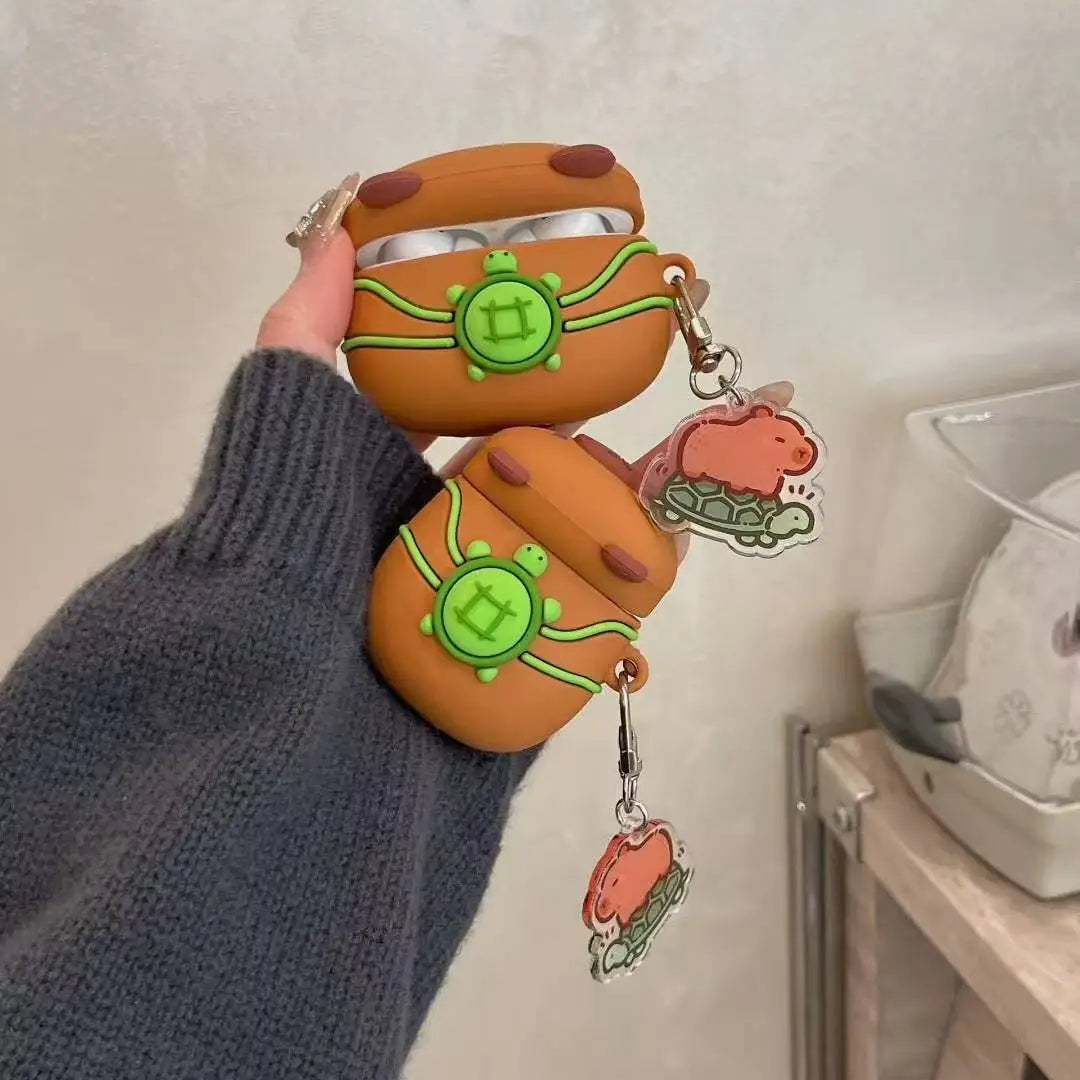 Funda AirPods con diseño de Capybara