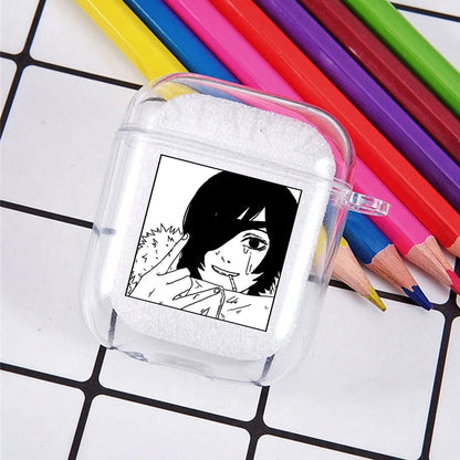 funda suave de TPU Power Denji Makima Aki Pochita funda para auriculares fundas Pro 3 2 1