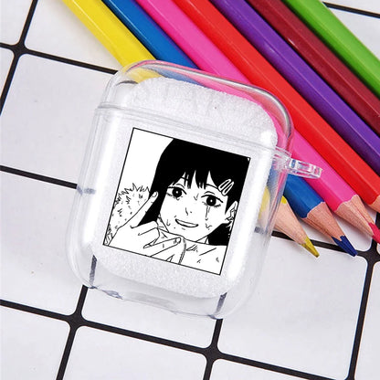 funda suave de TPU Power Denji Makima Aki Pochita funda para auriculares fundas Pro 3 2 1