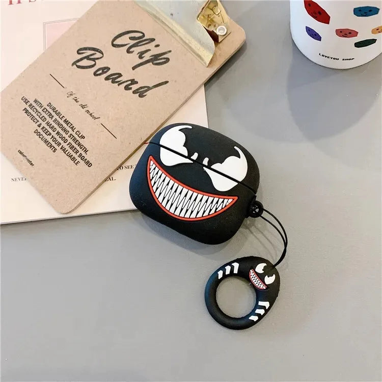 Funda protectora para Airpods, Spider-Man, Iron Man, Capitán América
