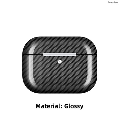 Para Airpods Pro 3 fundas de fibra de aramida fundas finas de fibra de carbono para auriculares para Airpods 4/Airpods Pro 2 3 cubierta de fibra de carbono Kevlar Real