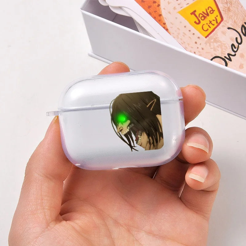 Funda para auriculares JapanAttack on Titan para Airpods 3 2 1